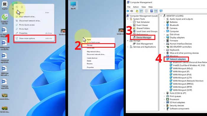 Cập nhật hoặc cài lại driver WiFi