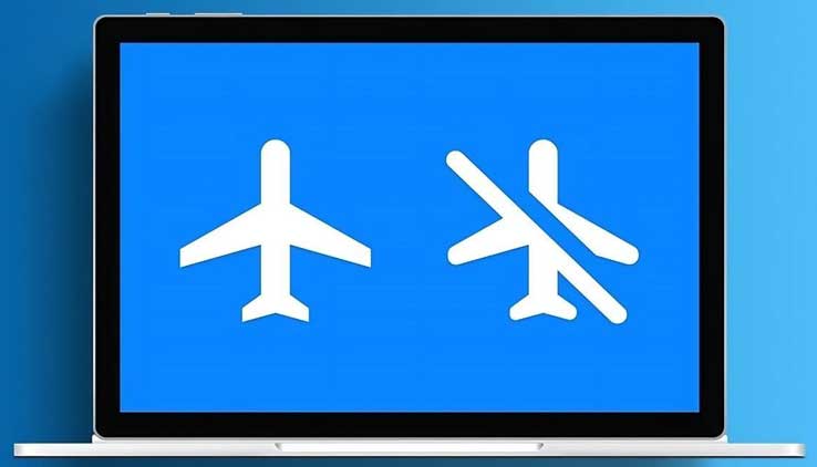Kiểm tra WiFi và tắt chế độ máy bay