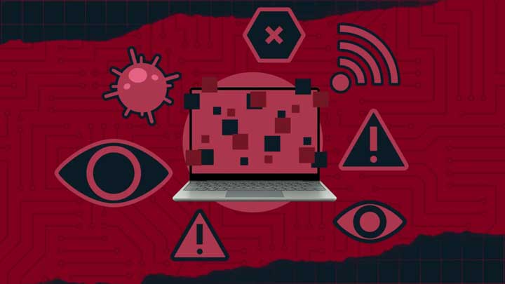 Laptop bị nhiễm virus, phần mềm độc hại hoặc xung đột VPN