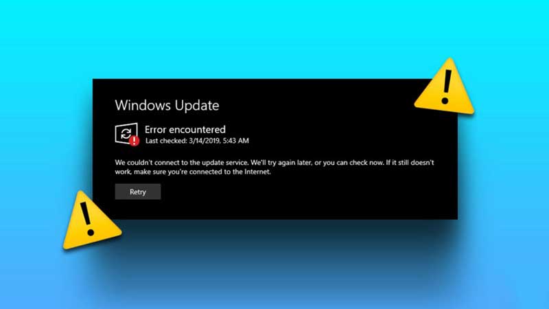 Lỗi Windows hoặc bản cập nhật không tương thích